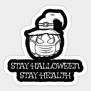 Stay halloween stay health Sticker